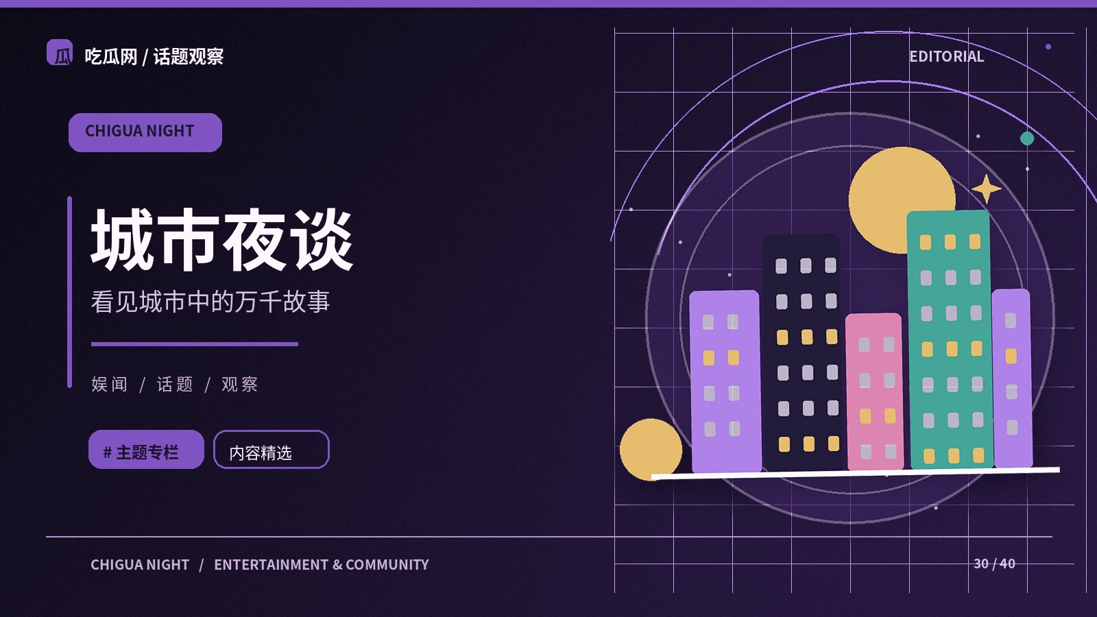 城市夜谈｜入门观察：从哪些基础概念开始理解这个话题？